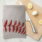 Honkbal en Softbal Rode Steek Theedoek (Quarter Fold)