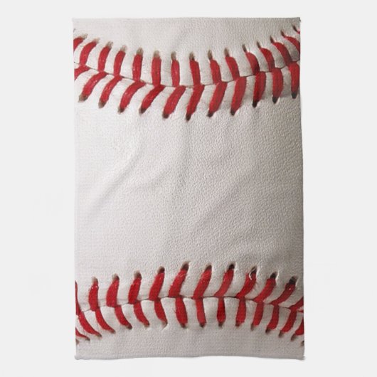 Honkbal en Softbal Rode Steek Theedoek (Verticaal)
