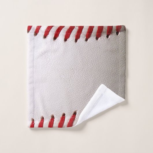 Honkbal en Softbal Rode Steek Washandje (Wasdoekje)