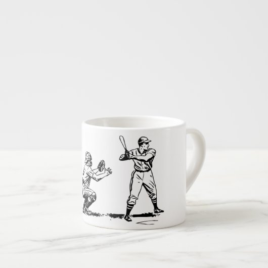  honkbal  espresso kop (Voorkant rechts)