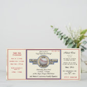 Honkbal Family Reunion Pass Kaart (Staand voorkant)