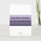 Honkbal Fan Kaart Rood en Wit (Achterkant)