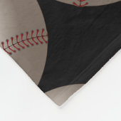 Honkbal fleece deken speler atleet fan deken (Hoek)