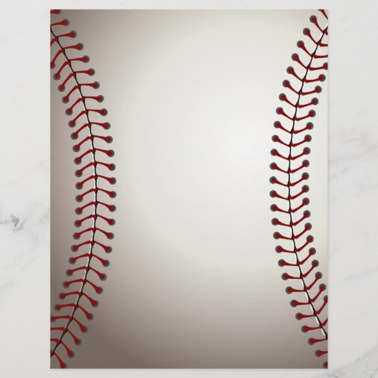 Honkbal Flyer (Achterkant)