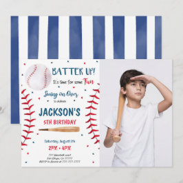 Honkbal Foto Uitnodiging
