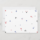 Honkbal Foto Uitnodiging (Achterkant)