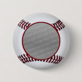 Honkbal Fotopin Ronde Button 5,7 Cm (Voorkant)