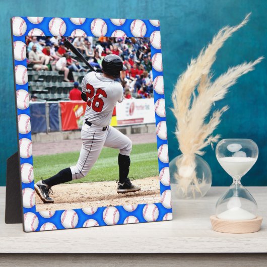 Honkbal Fotoplaquette - SRF Fotoplaat (Zijkant)