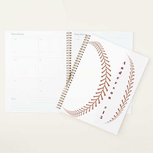 Honkbal Foto's Rustisch Geheugen Scrapboek Planner (Display)