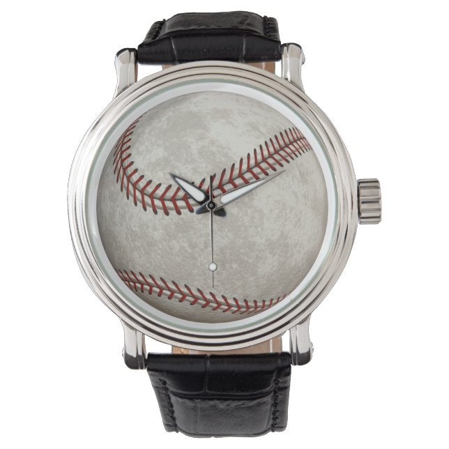 Honkbal Game American Past time Sports Horloge (Voorkant)