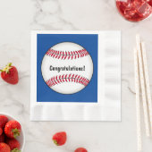 Honkbal gefeliciteerd servet (Insitu)