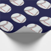  honkbal gepersonaliseerd cadeaupapier (Hoek)