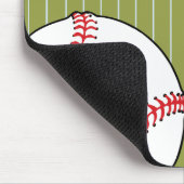 Honkbal gepersonaliseerd muismat (Hoek)