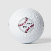 Honkbal Gepersonaliseerde golfballen (Voorkant)