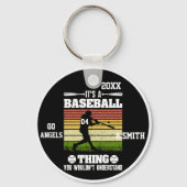 Honkbal geschenken Het is een honkbal ding dat je  Sleutelhanger (Voorkant)