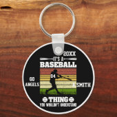 Honkbal geschenken Het is een honkbal ding dat je  Sleutelhanger (Voorkant)