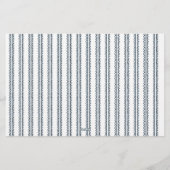 Honkbal gevouwen Dank u Opmerking Briefpapier (Achterkant)