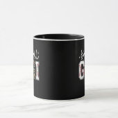 Honkbal Gigi Luipaardprint Coquette Boog Mok (Midden)