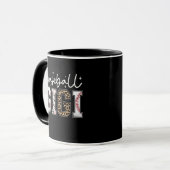 Honkbal Gigi Luipaardprint Coquette Boog Mok (Voorkant links)