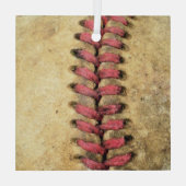  honkbal glas ornament (Achterkant)