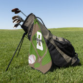 Honkbal Golfhanddoek (Groen)