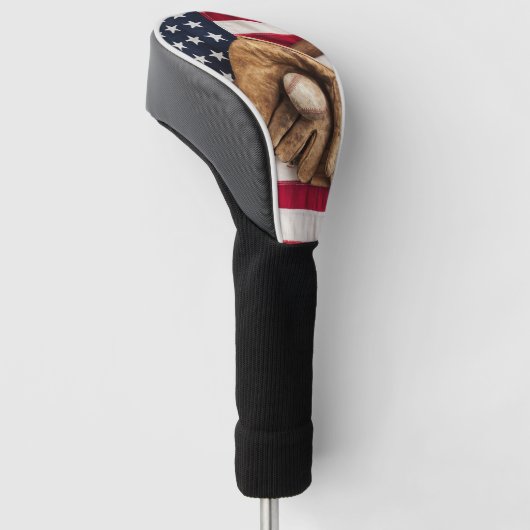  honkbal golfheadcover (Schuin)