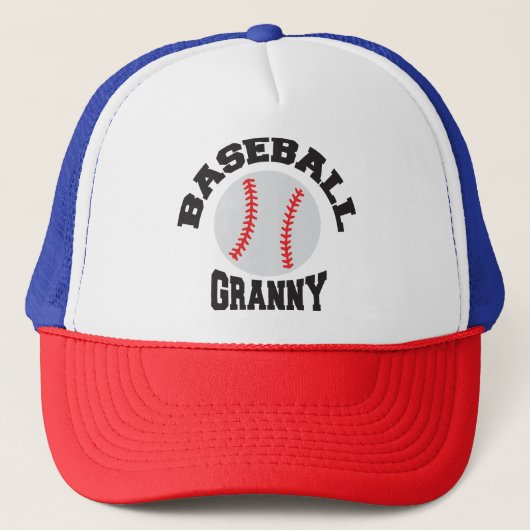 Honkbal Granny Trucker Hat Pet (Voorkant)