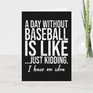 Honkbal grappig sport cadeau idee kaart