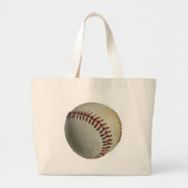 Honkbal Grote Tote Bag (Voorkant)