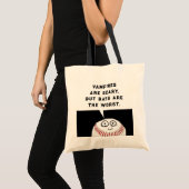 honkbal Halloween Tote Bag (Voorkant (product))