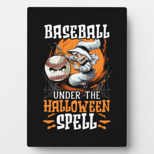 Honkbal Halloween Trick or treat honkbalspeler Fotoplaat