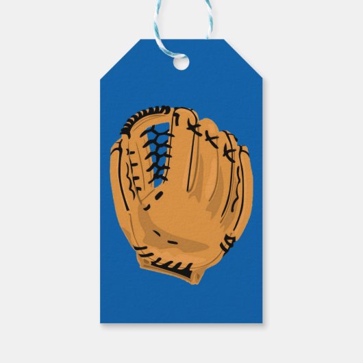 Honkbal handschoen cadeau Labels Cadeaulabel (Achterkant)