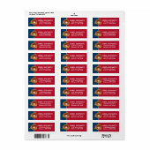 Honkbal, Handschoenenbar Mitzvah Retouradres Etiket (Full Sheet)