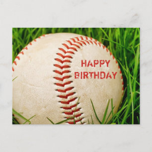 Honkbal Happy Birthday Briefkaart