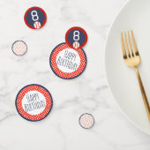 Honkbal Happy Birthday Confetti (Groep)