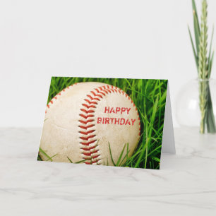 Honkbal Happy Birthday Kaart