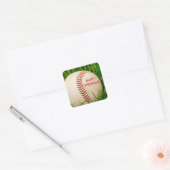 Honkbal Happy Birthday Stickers (Envelop)