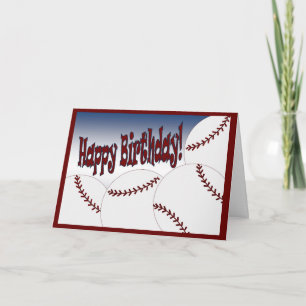 Honkbal - Happy Birthday van de grootste fan! Kaart
