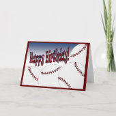 Honkbal - Happy Birthday van de grootste fan! Kaart (Voorkant)
