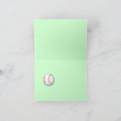 Honkbal Happy Holiday Kaart (Binnen)