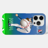 Honkbal held met Million Dollar Arm | Case-Mate iPhone Case (Achterkant (horizontaal))