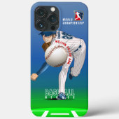 Honkbal held met Million Dollar Arm | Case-Mate iPhone Case (Achterkant)