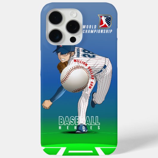 Honkbal held met Million Dollar Arm | Case-Mate iPhone Case (Achterkant)
