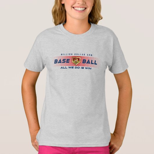 Honkbal held met Million Dollar Arm | KIND T-shirt (Voorkant)
