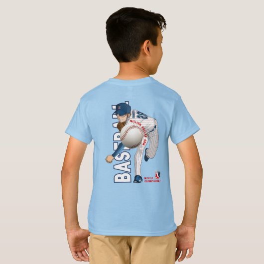 Honkbal held met Million Dollar Arm | KIND T-shirt (Achterkant volledig)