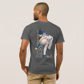 Honkbal held met Million Dollar Arm | Mannen Jerse T-shirt (Achterkant volledig)