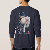 Honkbal held met Million Dollar Arm | MANNEN Trui (Achterkant)