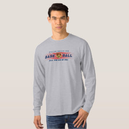 Honkbal held met Million Dollar Arm | met lange mo T-shirt