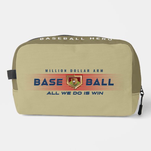 Honkbal held met Million Dollar Arm | Toilettasje (Voorkant)