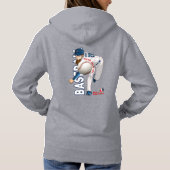 Honkbal held met Million Dollar Arm | Vrouwen Hoodie (Achterkant)